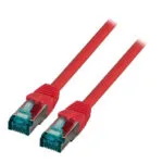 EFB S/FTP Cat.6a (Gigabit) Καλώδιο Δικτύου Ethernet 0.25m Κόκκινο MK6001.0,25R