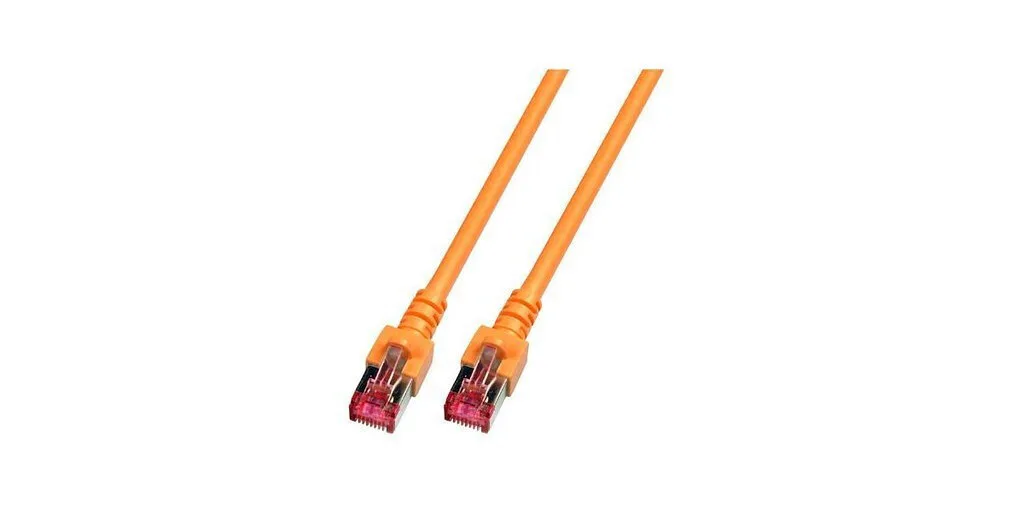 EFB S/FTP Cat.6 (Gigabit) Καλώδιο Δικτύου Ethernet 25m Πορτοκαλί K5516.25 - Image 1