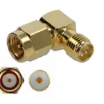 DeLock Μετατροπέας SMA female σε RP-SMA female Χρυσό 1τμχ 89955