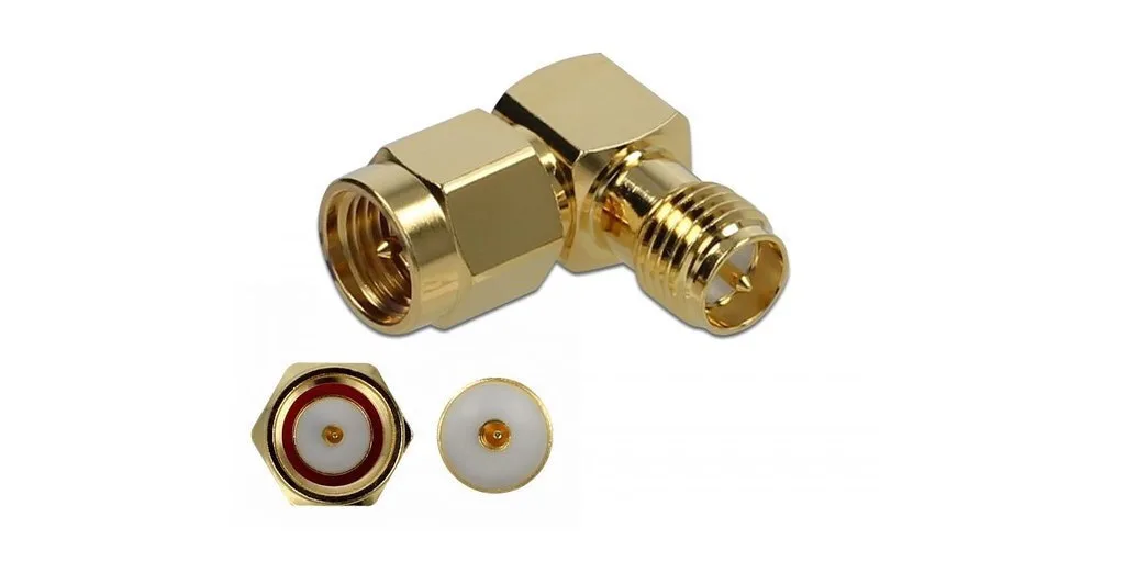 DeLock Μετατροπέας SMA female σε RP-SMA female Χρυσό 1τμχ 89955 - Image 1