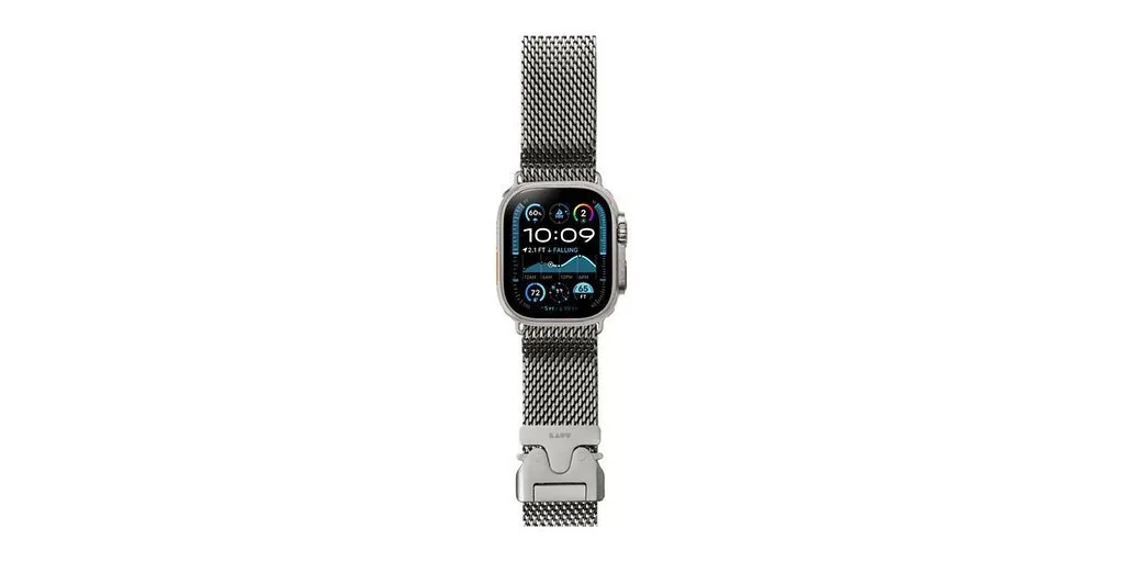 20260309144815_louraki_laut_saturn_loop_titanium_woven_mesh_band_apple_watch.jpeg Λουράκι Laut Saturn Loop Titanium Woven Mesh Band Apple Watch - Image 1