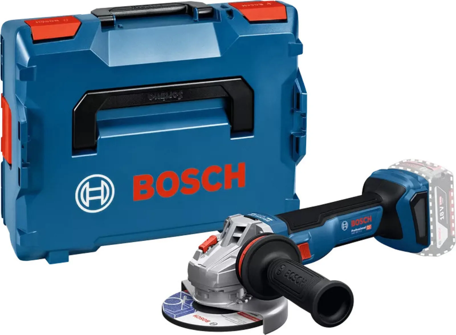 Bosch GWS 18V-11 S Τροχός 125mm Μπαταρίας Brushless 18V Solo - Image 1