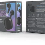 Audeeo Orbiter II Earbud Bluetooth Handsfree Ακουστικά με Θήκη Φόρτισης Μαύρα
