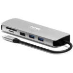 Port Designs USB-C Docking Station με Γκρι (900164)