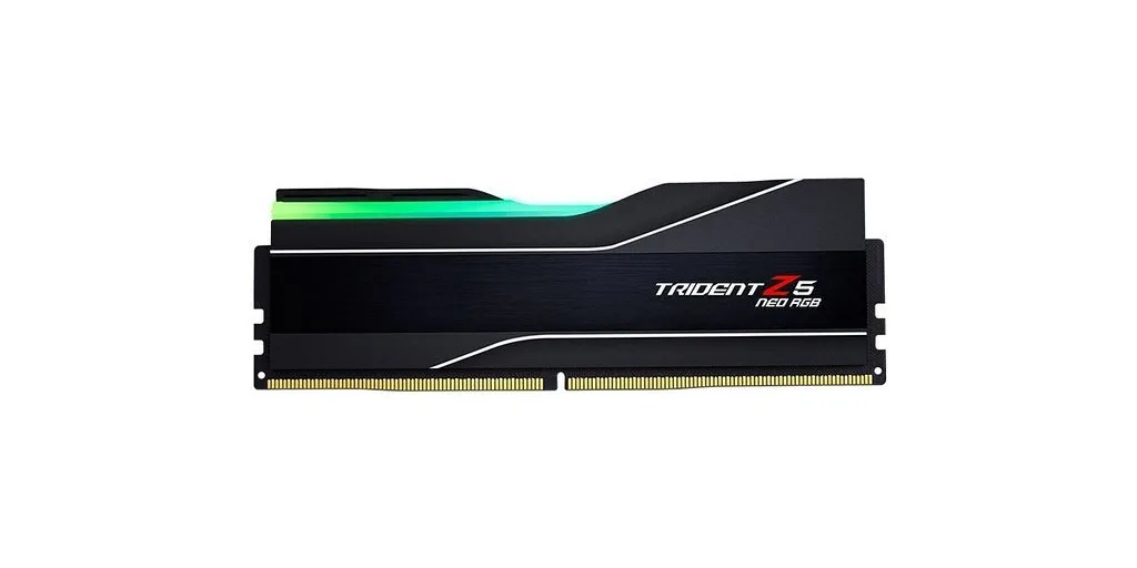 G.Skill Trident Z5 Neo RGB DDR5 με Module 1x32GB και Ταχύτητα 5600 για Desktop F5-5600J4645A32GX1-TZ5NR - Image 1