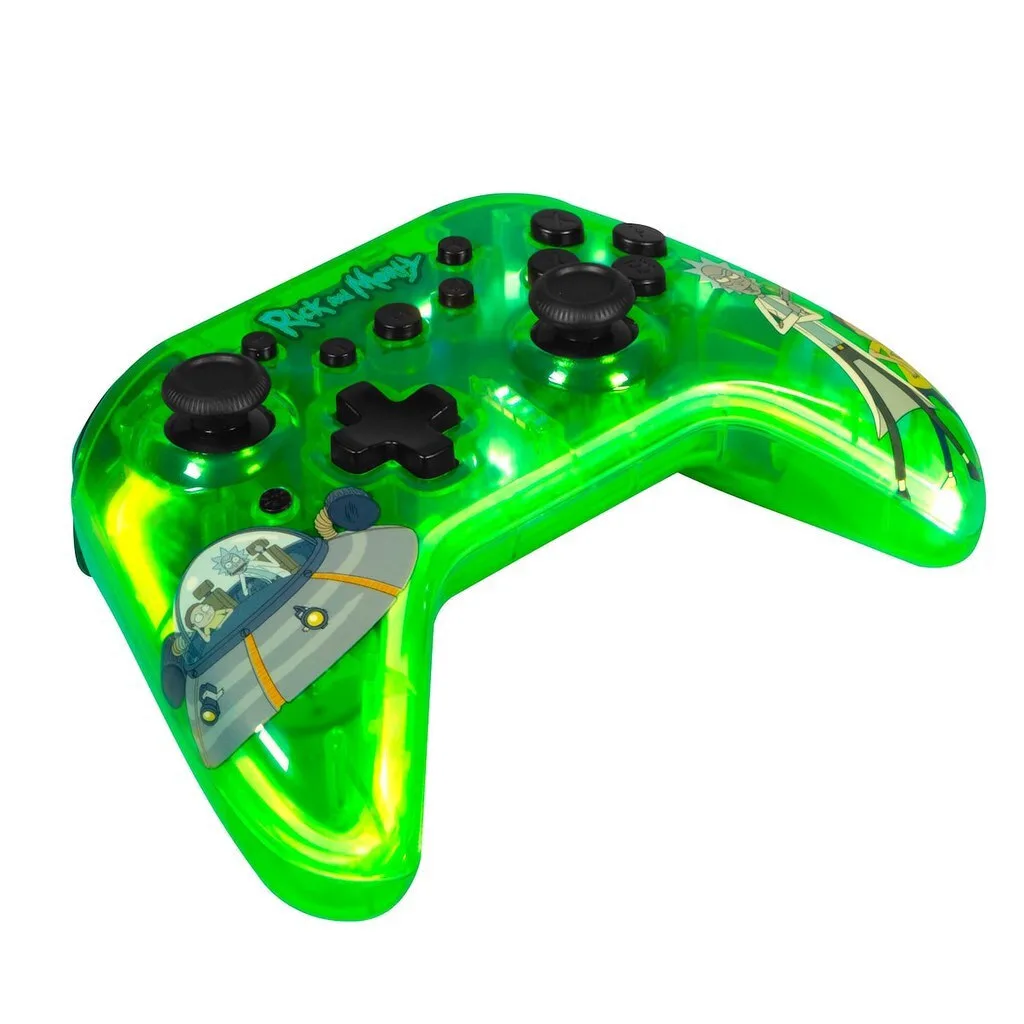 20260309161345_blade_rick_and_morty_asyrmato_gamepad_gia_switch_prasino.jpeg Blade Rick and Morty Ασύρματο Gamepad για Switch Πράσινο - Image 1
