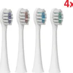 Original Be Lucent Prism Heads Toothbrush Replacement Tips Multicolor 4 Pcs Tooth Sensitivity