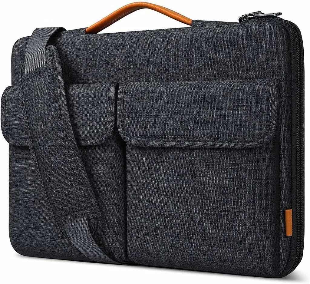 Inateck 360° Protection Αδιάβροχη Τσάντα Ώμου / Χειρός για Laptop 15.6" σε Μαύρο χρώμα - Image 1