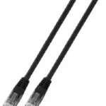 EFB U/UTP Cat.6 (Gigabit) Καλώδιο Δικτύου Ethernet 2m Μαύρο K8100SW.2