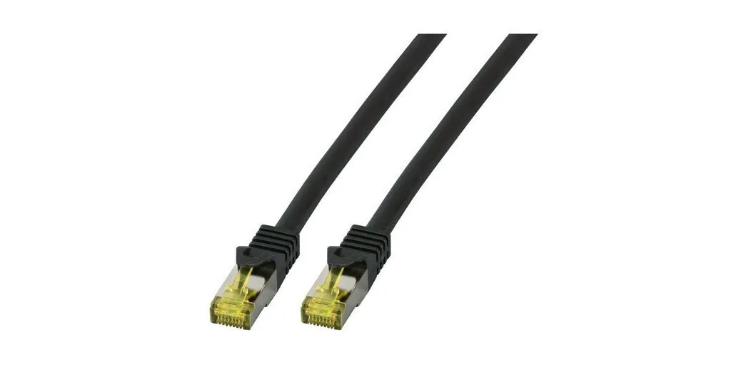 EFB S/FTP Cat.6a (Gigabit) Καλώδιο Δικτύου Ethernet 25m Μαύρο MK7001.25B - Image 1
