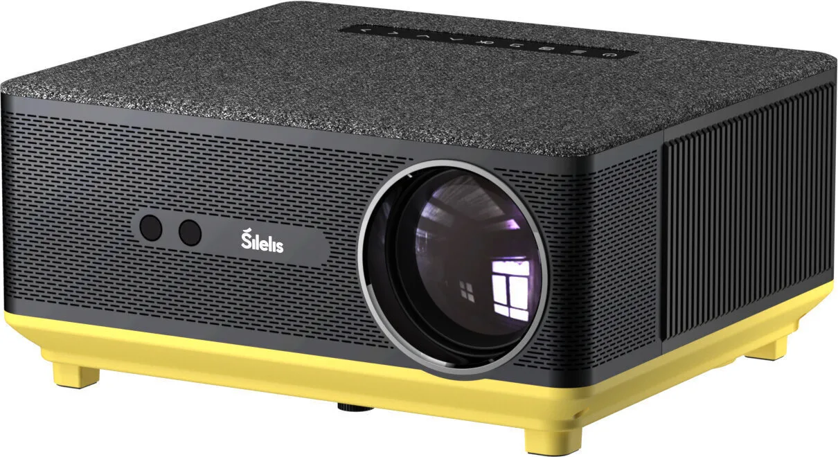 20260310105739_silelis_sp5000001_projector_lcd_full_hd_lampas_led_me_ensomatomena_icheia.jpeg Silelis SP5000001 Projector LCD Full HD Λάμπας LED με Ενσωματωμένα Ηχεία - Image 1