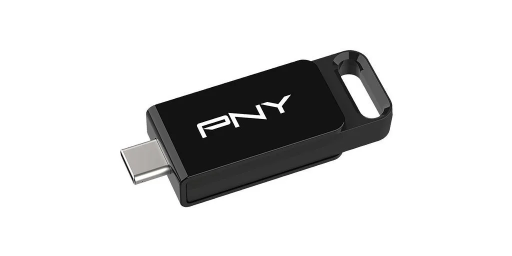 PNY 64GB USB 3.2 Stick με σύνδεση USB-C Μαύρο - Image 1
