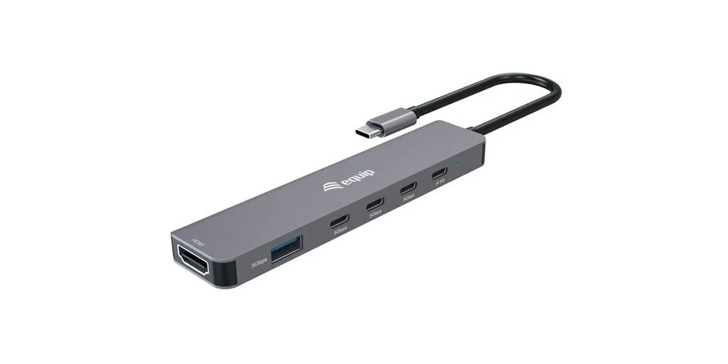 Equip USB-C Docking Station με HDMI 4K PD Γκρι (133500) - Image 1