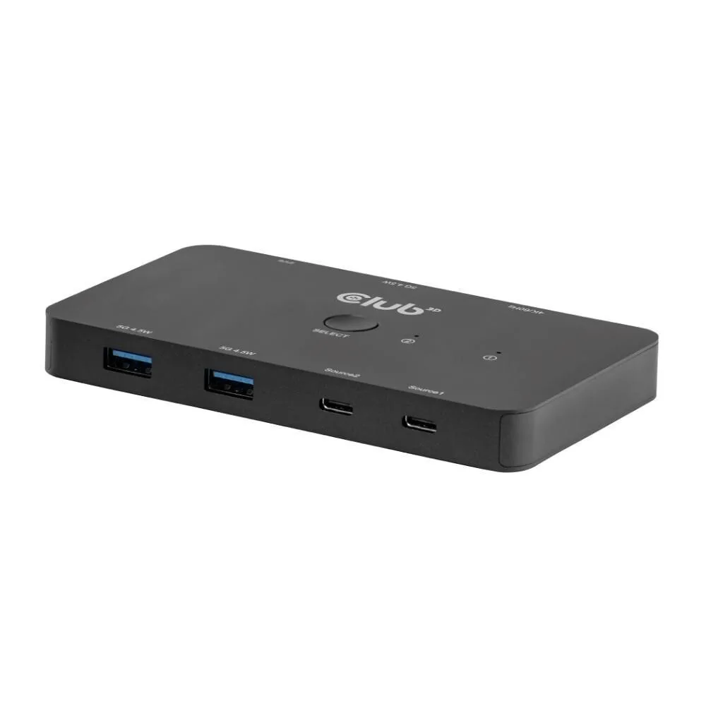 Club3D Docking Station με Διπλό USB-C HDMI 4K PD Ethernet Μαύρο (CSV-2512) - Image 1