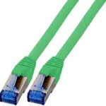 S/FTP Cat.6a (Gigabit) Καλώδιο Δικτύου Ethernet 5m Πράσινο