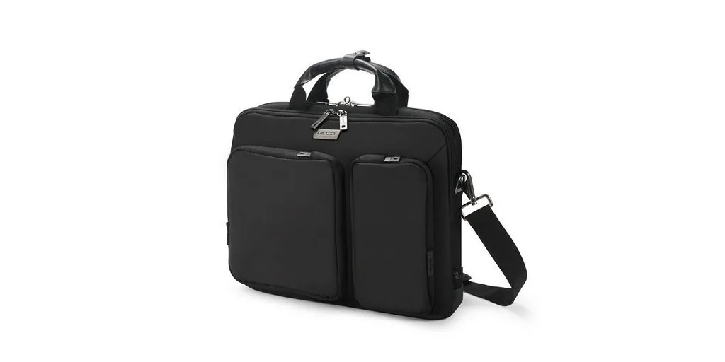 20260310110848_dicota_slim_adiavrochi_thiki_gia_laptop_14_se_mayro_chroma.jpeg Dicota Slim Αδιάβροχη Θήκη για Laptop 14" σε Μαύρο χρώμα - Image 1