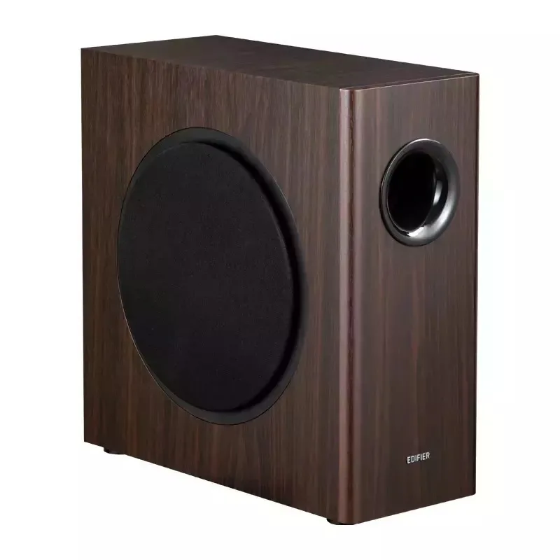 Edifier T5S T5S-WD Αυτοενισχυόμενο Subwoofer με Ηχείο 8" 70W Καφέ - Image 1