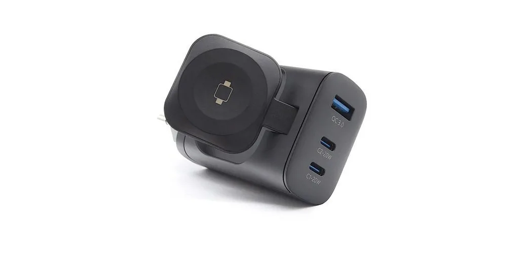 RealPower Φορτιστής Χωρίς Καλώδιο με Θύρα USB-A και 2 Θύρες USB-C 43W Power Delivery / Quick Charge 3.0 (PC-43) - Image 1