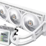 ASRock Steel Legend 360 LCD Υδρόψυξη AIO CPU με 3 Ανεμιστήρες 120mm Λευκή