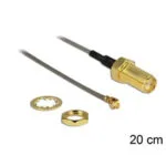 Delock Antenna Cable Sma Jack Bulkhead To Mhf I Plug 88816