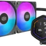 CoolerMaster MasterLiquid Core Nex Digital Υδρόψυξη AIO CPU με 2 Ανεμιστήρες 120mm και ARGB Φωτισμό