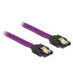 DeLock 7-Pin SATA III - 7-Pin SATA III Cable 30cm Μωβ