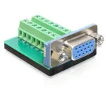 Delock Adapter Vga Female To Terminal Block 16pin 65170