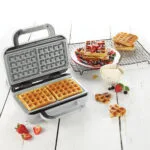 Breville Βαφλιέρα για Τετράγωνες Βάφλες 2 Θέσεων 850W