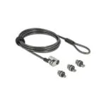 Κλειδαριά Laptop Navilock Security Cable 3 Locking Heads