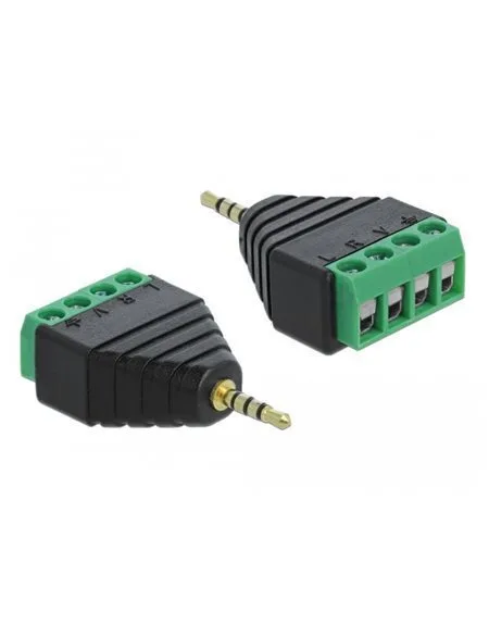 20260316120341_delock_adapter_stereo_plug_2_5_mm_to_terminal_block_4_pin_65454.jpeg Delock Adapter Stereo Plug 2.5 Mm To Terminal Block 4 Pin 65454 - Image 1
