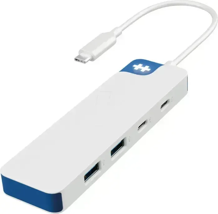 20260317102406_hyper_usb_3_0_hub_4_thyron_me_syndesi_usb_a_leyko.jpeg Hyper Hub 4 Θυρών USB 3.0 με σύνδεση USB-A Λευκό - Image 1