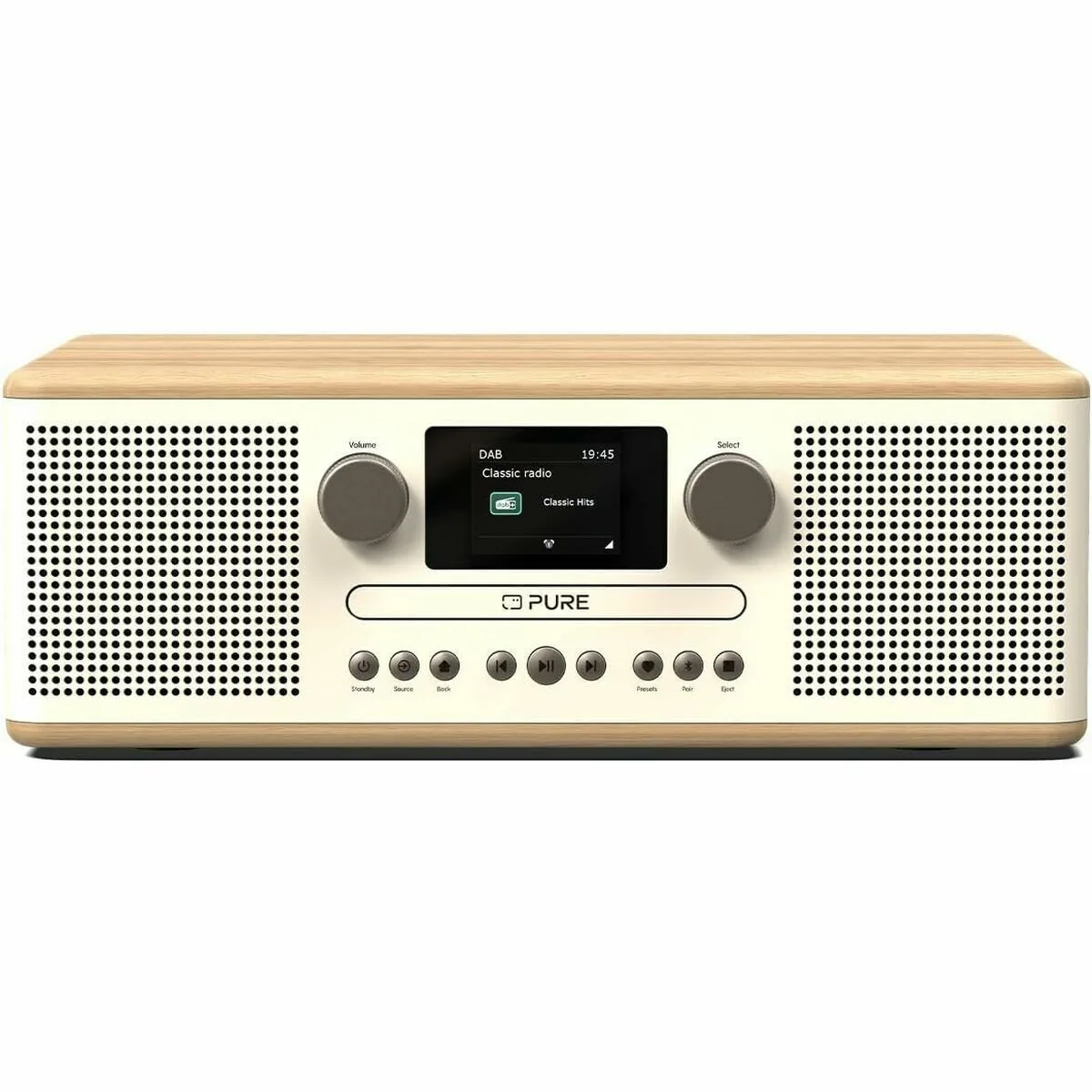 20260317122845_pure_ichosystima_2_0_c_d6_me_cd_player_kai_bluetooth_leyko.jpeg Pure Ηχοσύστημα 2.0 C-D6 με CD Player και Bluetooth Λευκό - Image 1