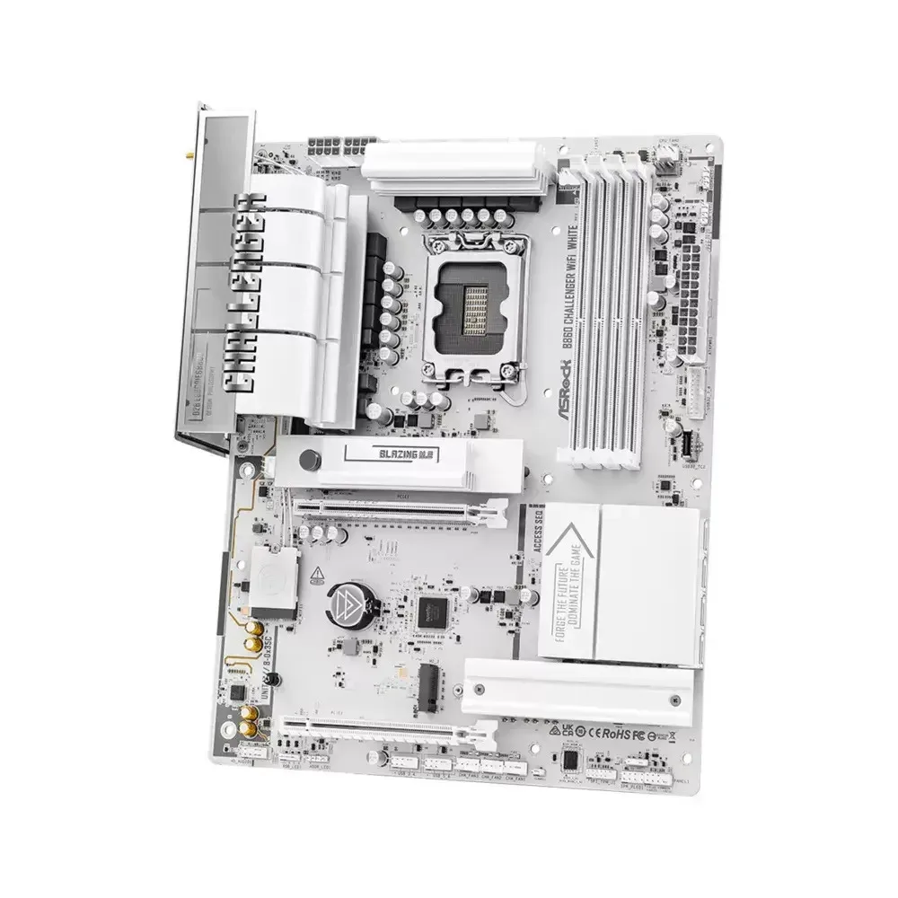 20260317125238_asrock_b860_challenger_wifi_white_motherboard_atx_me_intel_1851_socket_90_mxbub0_a0uayz.jpeg ASRock B860 Challenger WiFi White Motherboard ATX με Intel 1851 Socket 90-MXBUB0-A0UAYZ - Image 1