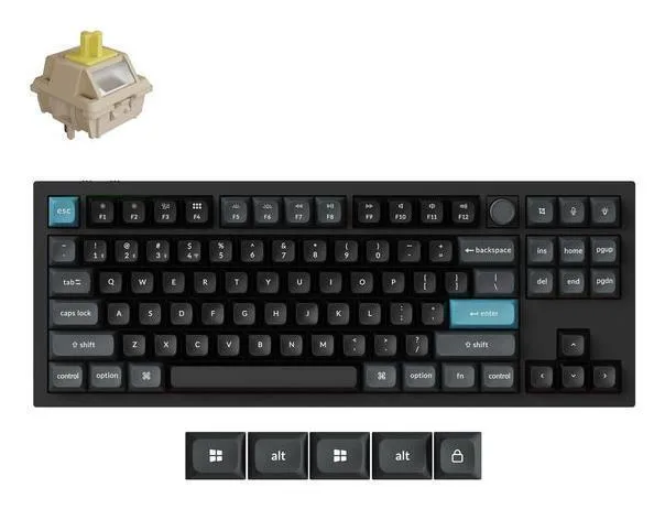 Keychron Q3 Ultra Q3U-M4 Ασύρματο Gaming Πληκτρολόγιο Tenkeyless με RGB φωτισμό (Αγγλικό US) - Image 1