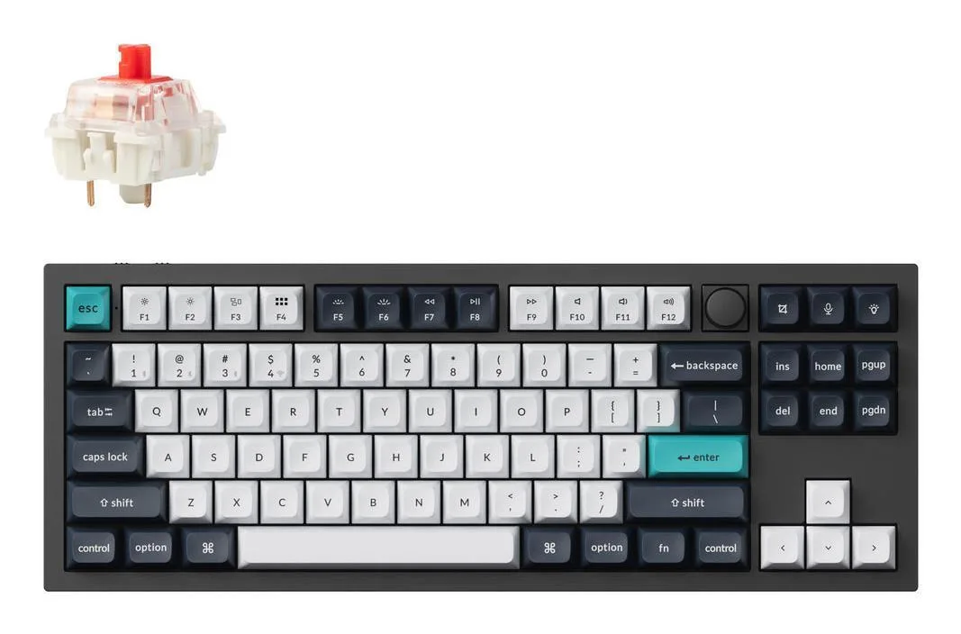 Keychron Q3 Max Q3M-M1 Ασύρματο Gaming Πληκτρολόγιο Tenkeyless με RGB φωτισμό (Αγγλικό US) - Image 1