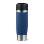 Emsa Classic Grande Ποτήρι Θερμός Ανοξείδωτο 500ml Σκούρο Μπλε με Καλαμάκι και Λαβή