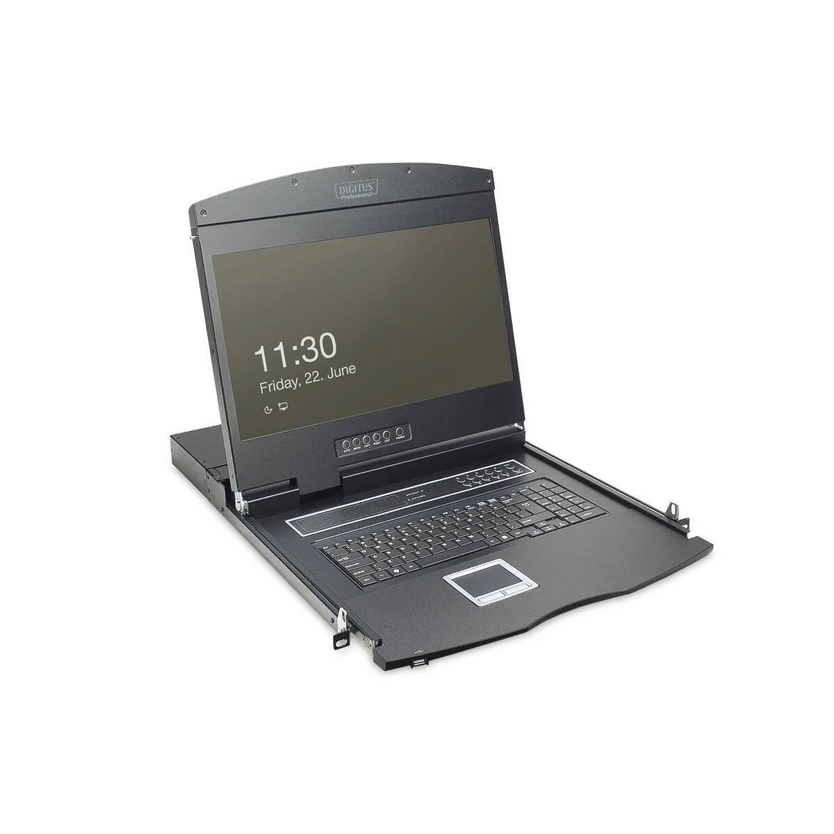 20260319101444_digitus_modular_console_kvm_switch_digitus_metal_48_3cm_8_ports_black.jpeg Digitus Modular Console Kvm Switch Digitus Metal 48.3cm 8 Ports Black - Image 1