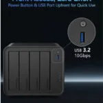 TerraMaster F4-425 PLUS NAS Tower με 4 θέσεις για HDD/M.2/SSD και 2 θύρες Ethernet