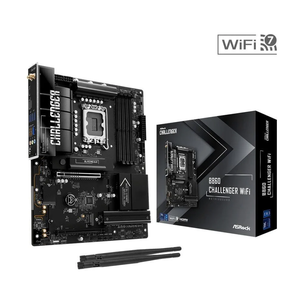 20260320135406_asrock_b860_challenger_wifi_motherboard_atx_me_intel_1851_socket_90_mxbuc0_a0uayz.jpeg ASRock B860 Challenger WiFi Motherboard ATX με Intel 1851 Socket 90-MXBUC0-A0UAYZ - Image 1
