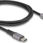 DeLock USB 2.0 Cable USB-C male - USB-C 60W PD Μαύρο 1.5m 81172