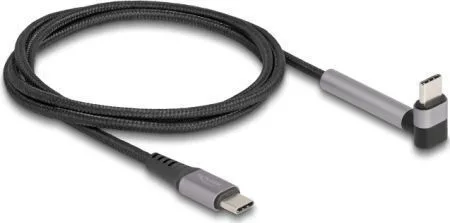 DeLock USB 2.0 Cable USB-C male - USB-C 60W PD Μαύρο 1.5m 81172 - Image 1