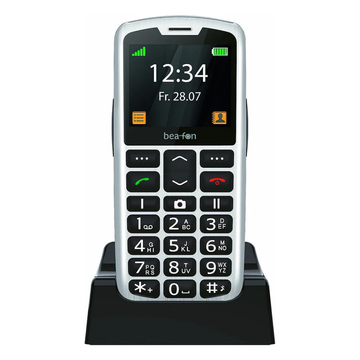 20260324103835_bea_fon_sl260_dual_sim_kinito_me_megala_koumpia_asimi.jpeg Bea-fon SL260 Dual SIM Κινητό με Μεγάλα Κουμπιά Ασημί - Image 1