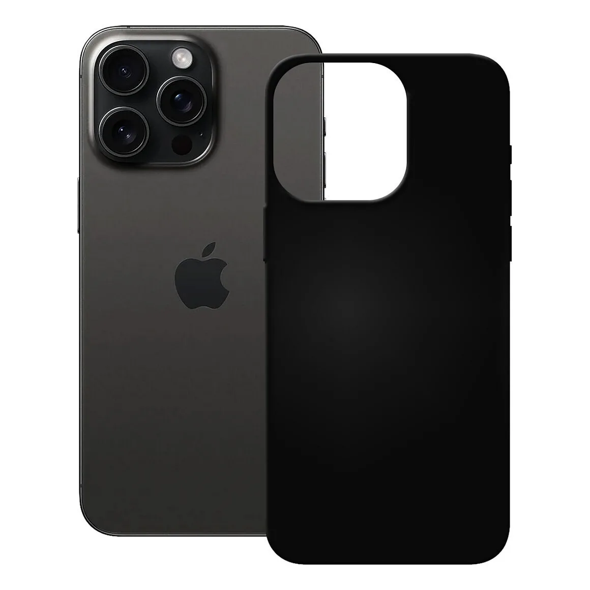 20260324104630_pedea_back_cover_silikonis_mayro_iphone_16_pro_max.jpeg Pedea Back Cover Σιλικόνης Μαύρο (iPhone 16 Pro Max) - Image 1