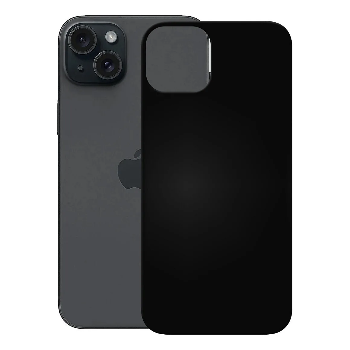 20260324104646_pedea_back_cover_silikonis_mayro_iphone_15_plus.jpeg Pedea Back Cover Σιλικόνης Μαύρο (iPhone 15 Plus) - Image 1