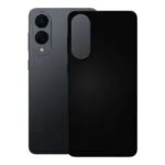 Pedea Back Cover Σιλικόνης Μαύρο (Galaxy S25 Edge)