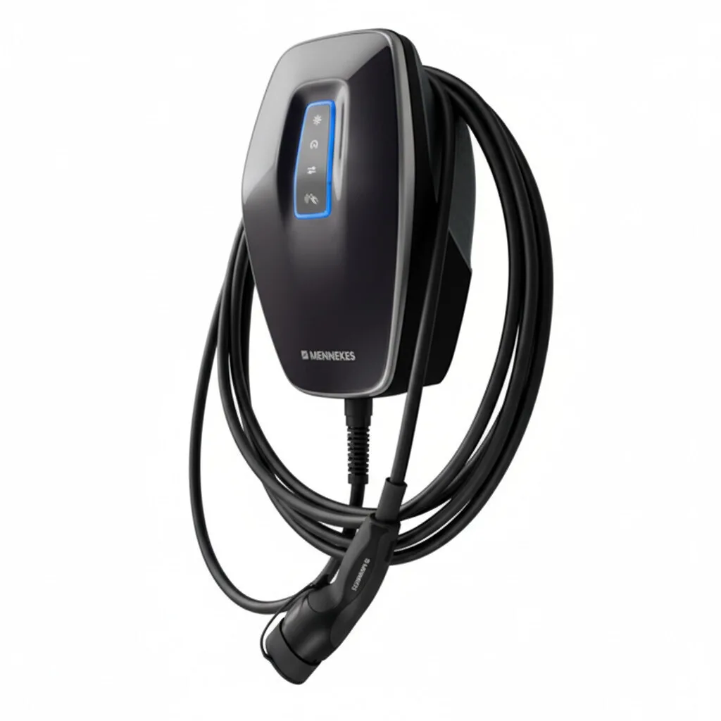 Mennekes AMTRON 4You 310 Επιτοίχιος Τριφασικός Σταθμός Φόρτισης 11kW με Ενσωματωμένο Καλώδιο Type 2 (1313201205BK) - Image 1
