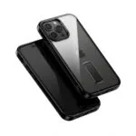 Guan 10h Hartglas Kickstand Back Cover Tempered Glass Μαύρο (iPhone 16 Pro Max) GA-MAGCS-IP24-BLS69BLK