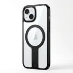 Guan 10h Hartglas Kickstand Back Cover Tempered Glass Μαύρο (iPhone 16) GA-MAGCS-IP24-BLS61BLK