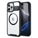 Guan 10h Hartglas Kickstand Back Cover Tempered Glass Μαύρο (iPhone 16 Plus) GA-MAGCS-IP24-BLS67BLK