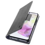 Cellular Line Book Δερματίνης Μαύρο (Galaxy A36)